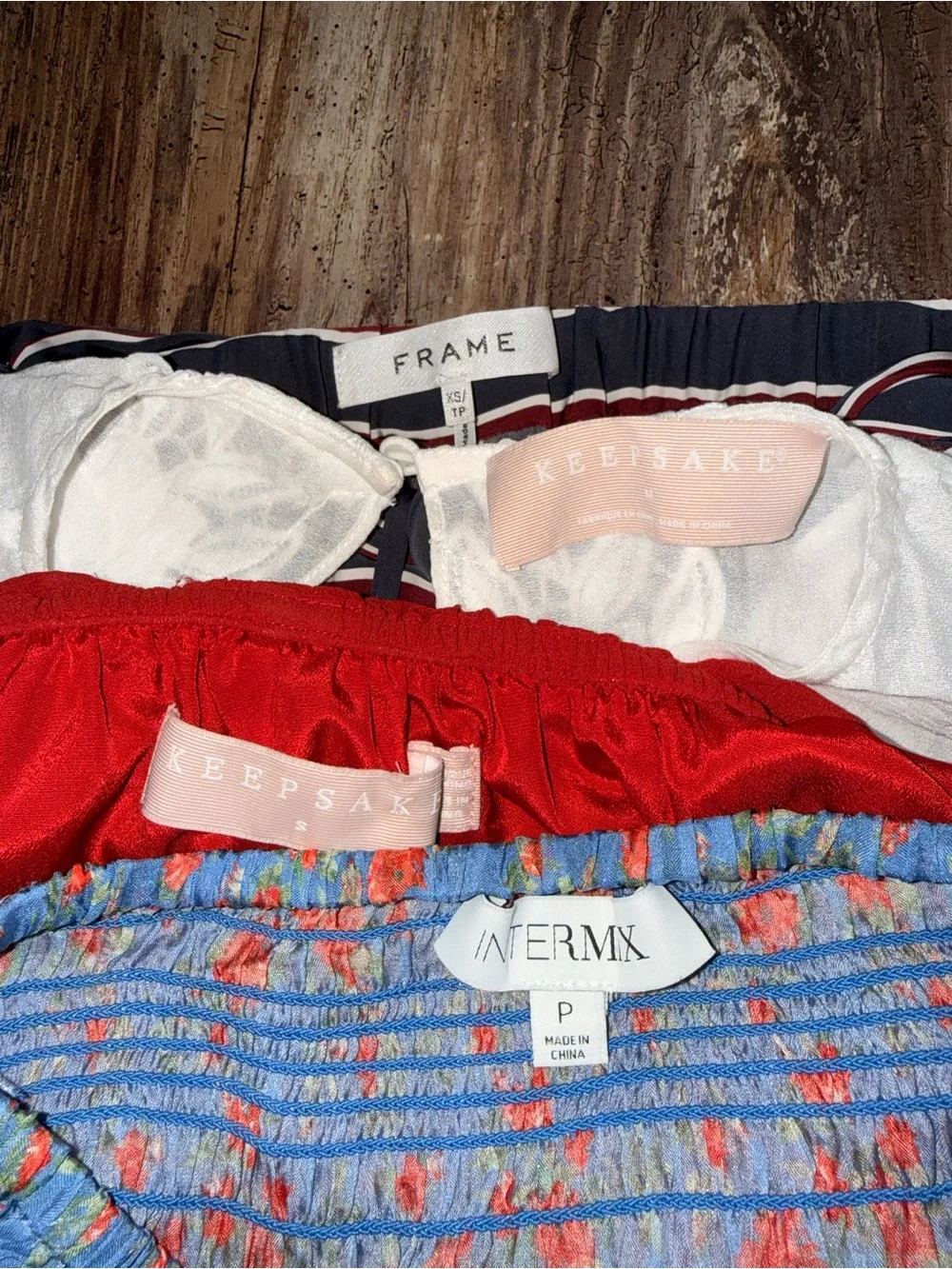 INTERMIX frame striped